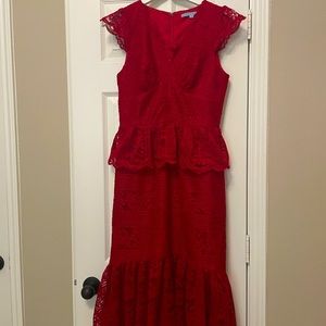 Antonio Melani Ruffle lace dress